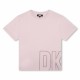 детска,тениска,dkny,unisex,kids,logo,print,regular,fit,t,shirt,lilac,902