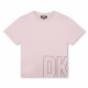 детска,тениска,детски,3/4,панталони,dkny,unisex,kids',logo,print,regular,fit,t,shirt,lilac,902
