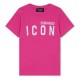 юношеска,тениска,детски,3/4,панталони,dsquared2,be,icon,cool,t,shirt,juniors,pink,dq353