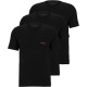 тениска,мъжки,тениски,hugo,3,pack,t,shirts,black