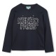 тениска,детски,3/4,панталони,kenzo,kids',embroidery,long,sleeve,t,shirt,navy