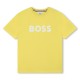 юношеска,тениска,детски,облекла,boss,large,logo,tee,juniors,yellow,508