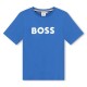 юношеска,тениска,детски,облекла,boss,large,logo,tee,juniors,elec,blue,872