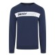фланелка,с,дълъг,ръкав,мъжки,тениски,dkny,mens,long,sleeve,lounge,top,braves,navy
