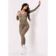 дамски,поли,и,рокли,missy,empire,long,sleeve,plunge,jumpsuit,olive