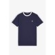 мъжки,тениски,fred,perry,tape,tee,carbon,blue,266