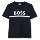 тениска,детски,тениски,boss,kids,large,logo,t,shirt,logo,navy,849