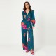 дамски,поли,и,рокли,be,you,satin,satin,floral,wrap,jumpsuit,multi