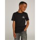 детска,тениска,детски,3/4,панталони,calvin,klein,jeans,unisex,kids',chest,monologo,logo,t,shirt,ck,black,beh