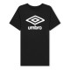 детска,тениска,детски,тениски,umbro,response,logo,t,shirt,childrens,black