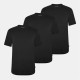 тениска,мъжки,тениски,boss,men's,regular,fit,bamboo,3,pack,t,shirts,black,001