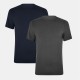 тениска,мъжки,тениски,boss,men's,regular,fit,bamboo,3,pack,t,shirts,blk,chrc,nvy990