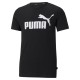 тениска,разпродажба,puma,детски,тениски,детски,облекла,puma,essentials,logo,t,shirt,black,white