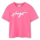 hugo,logo,t,shirt,juniors,pink,48t