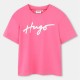 тениска,детски,3/4,панталони,hugo,kids',logo,t,shirt,pink,48t