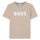 юношеска,тениска,детски,облекла,boss,logo,t,shirt,juniors,sand,249