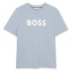 тениска,детски,3/4,панталони,boss,kids',logo,t,shirt,pale,blue