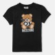 юношеска,тениска,детски,3/4,панталони,moschino,toy,bear,t,shirt,juniors,black,60100