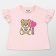 тениска,moschino,kids,heart,t,shirt,pink,50209