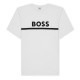 тениска,детски,3/4,панталони,детски,тениски,boss,kids,large,logo,t,shirt,logo,design,white,10p