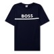 юношеска,тениска,детски,тениски,детски,облекла,boss,logo,t,shirt,juniors,navy,849