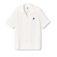 риза,с,къс,ръкав,pretty,green,plain,short,sleeve,shirt,white