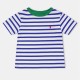 юношеска,тениска,детски,3/4,панталони,polo,ralph,lauren,striped,t,shirt,juniors,travel,blue