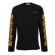 тениска,мъжки,тениски,off,white,men,s,tape,cotton,long,sleeve,t,shirt,black
