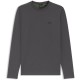тениска,мъжки,тениски,boss,mens,boss,green,long,sleeve,t,shirt,with,iconic,logo,detail,open,grey