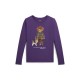 блуза,с,яка,polo,ralph,lauren,polo,ls,bear,tee,jn64,valley,purple