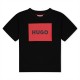 юношеска,тениска,детски,облекла,hugo,framed,logo,t,shirt,junior,black,09b