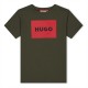 юношеска,тениска,детски,облекла,hugo,framed,logo,t,shirt,junior,khaki,653