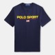 юношеска,тениска,детски,3/4,панталони,polo,sport,by,ralph,lauren,large,logo,t,shirt,junior,cruise,navy