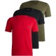 тениска,мъжки,пижами,hugo,3,pack,of,pyjama,t,shirts,red,grn,blk,985