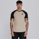 тениска,мъжки,тениски,siksilk,raglan,t,shirt,beige,brown