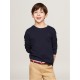 тениска,детски,3/4,панталони,tommy,hilfiger,kids',cotton,long,sleeve,regular,fit,t,shirt,sky,captain