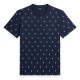тениска,мъжки,тениски,polo,ralph,lauren,men,s,all,over,pony,cotton,short,sleeve,t,shirt,navy,aopp