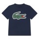 тениска,детски,3/4,панталони,lacoste,lacoste,big,logo,tee,jn62,blue,marine,ugw