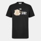тениска,облекла,на,разпродажба,мъжки,тениски,moschino,men's,tea,t,shirt,black