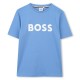 юношеска,тениска,детски,облекла,boss,logo,t,shirt,juniors,navy,blue