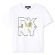 юношеска,тениска,детски,облекла,dkny,silver,viscose,t,shirt,juniors,yellow