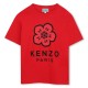 тениска,детски,3/4,панталони,kenzo,kids',poppy,regular,fit,t,shirt,red,968