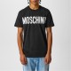 тениска,облекла,на,разпродажба,мъжки,тениски,moschino,men's,contrast,logo,regular,fit,t,shirt,black