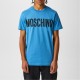 тениска,мъжки,тениски,moschino,men's,contrast,logo,regular,fit,t,shirt,light,blue