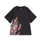 фланелка,с,къс,ръкав,мъжки,тениски,y3,yaksha,graphic,short,sleeve,tee,black