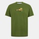 тениска,мъжки,тениски,off,white,men,s,slim,arrow,crew,neck,short,sleeve,t,shirt,green,yellow