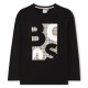 тениска,детски,облекла,boss,boss,ls,graphic,tee,jn54,black