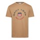 тениска,мъжки,тениски,gant,graph,t,shirt,sn64,caramel,beige