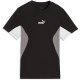 тениска,детски,тениски,puma,colr,block,tee,jn63,blk,wht,gry