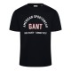 тениска,мъжки,тениски,gant,graph,t,shirt,sn64,black